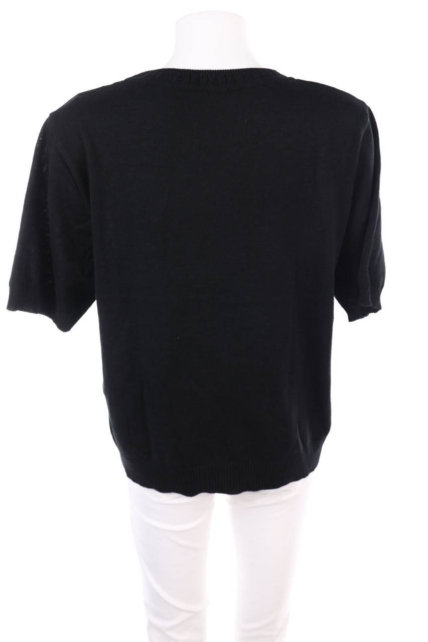 Carou Ohne Label Kurzarm-Strick-Pullover Valentinstagsangebot