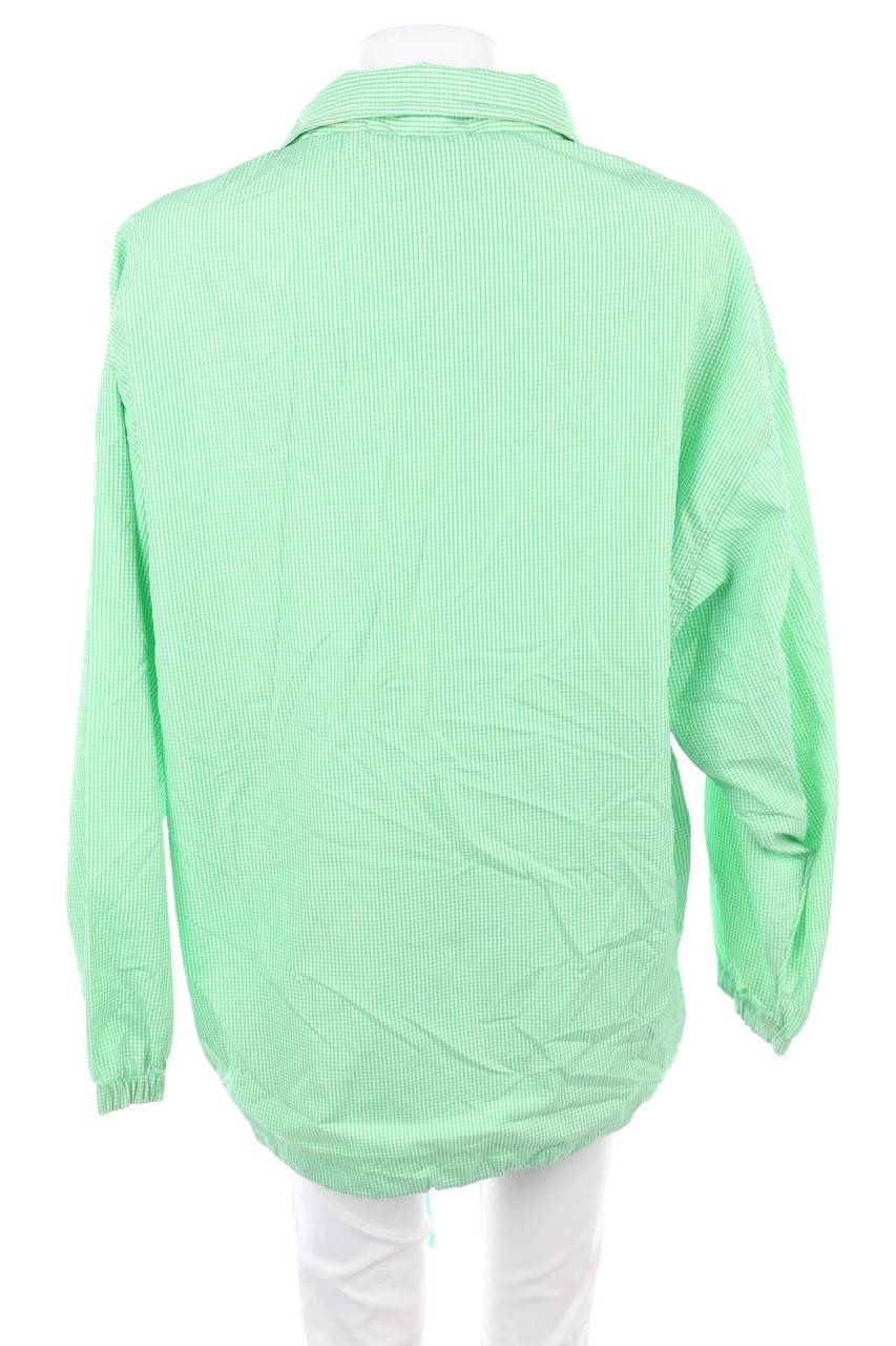 Carou mäser Karo-Regen-Jacke mit Logo-Stickerei Exklusive Angebote