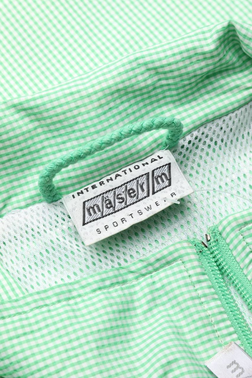 Carou mäser Karo-Regen-Jacke mit Logo-Stickerei Exklusive Angebote