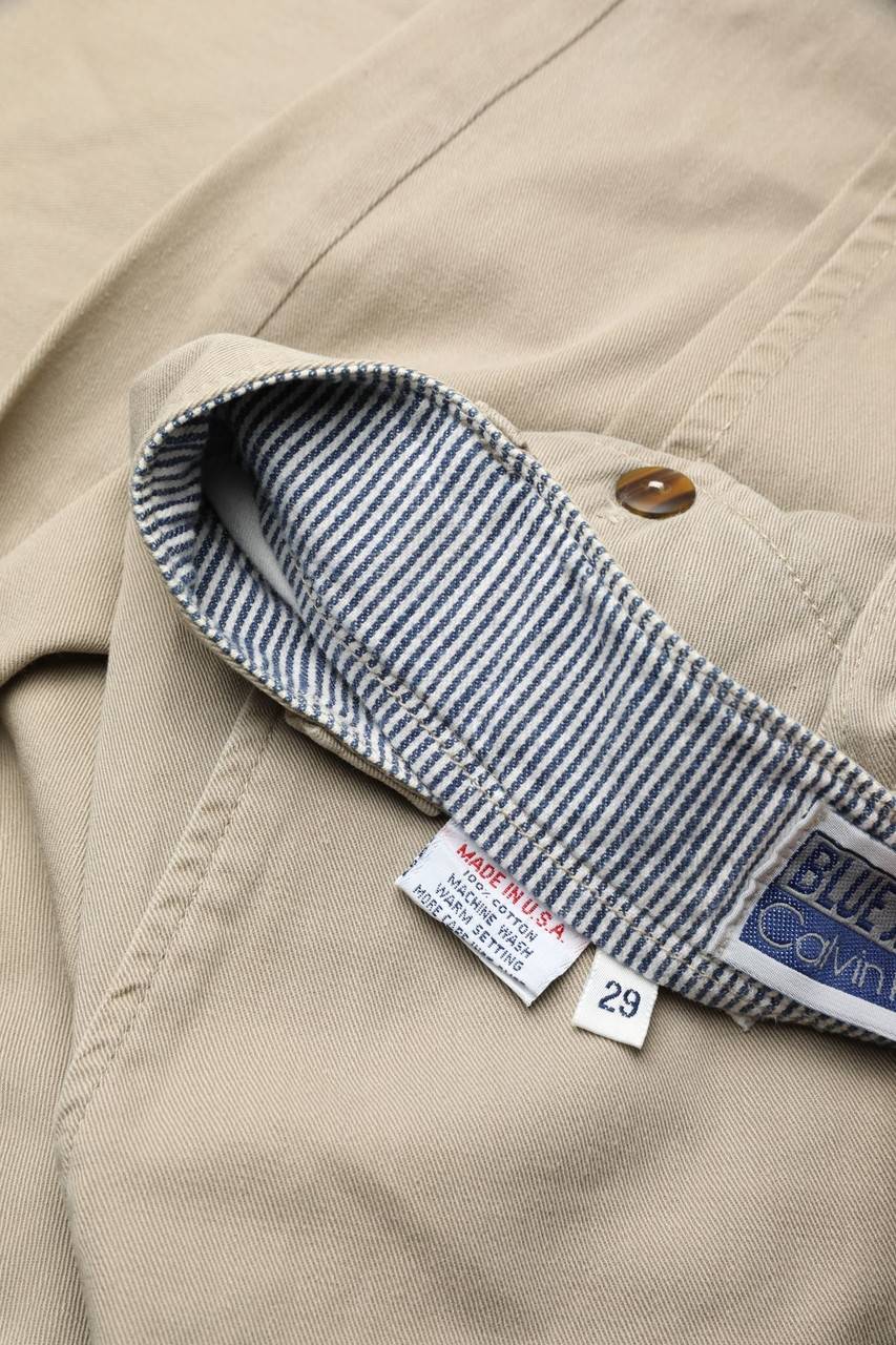 Carou Calvin Klein Vintage-Bundfaltenhose Super Rabatt