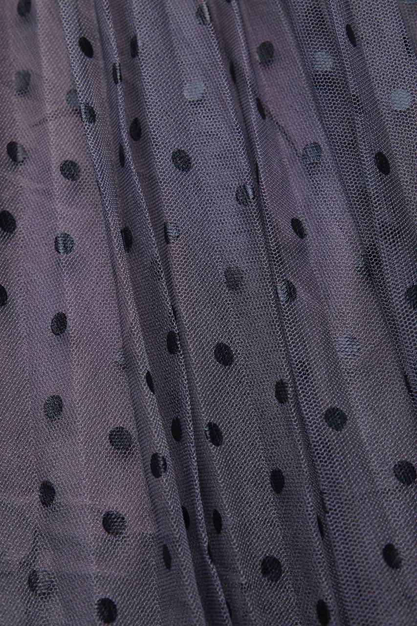 Carou Ohne Label Tüll-Midirock mit Polka Dots Verkauf