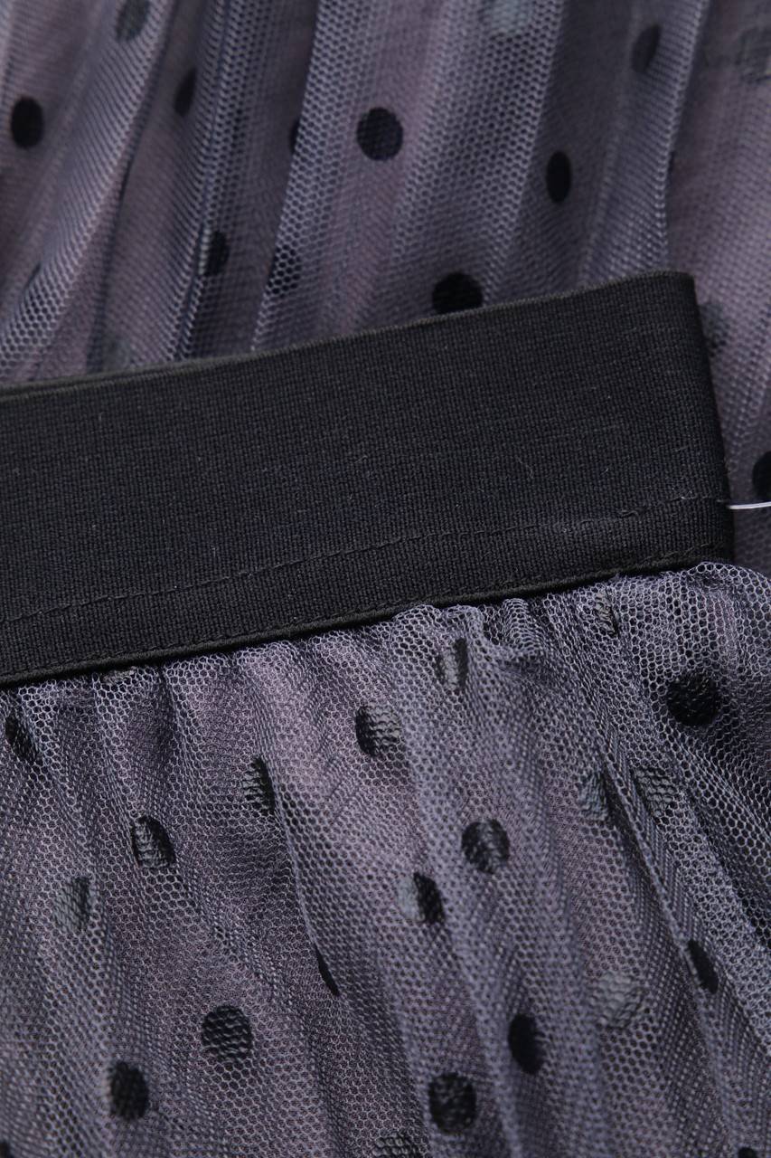 Carou Ohne Label Tüll-Midirock mit Polka Dots Verkauf