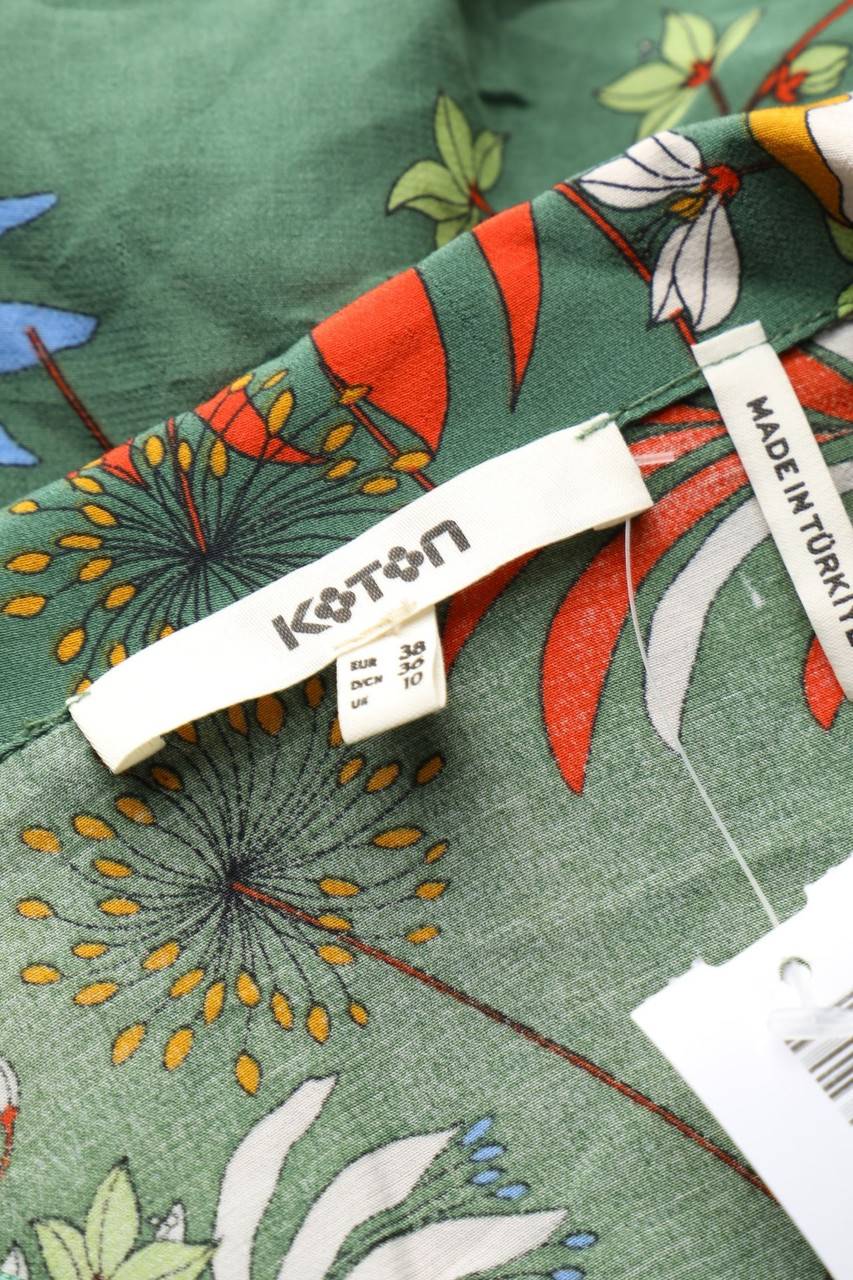 Carou KOTON Kurzarm-Bluse zum Knoten Begrenztes Angebot