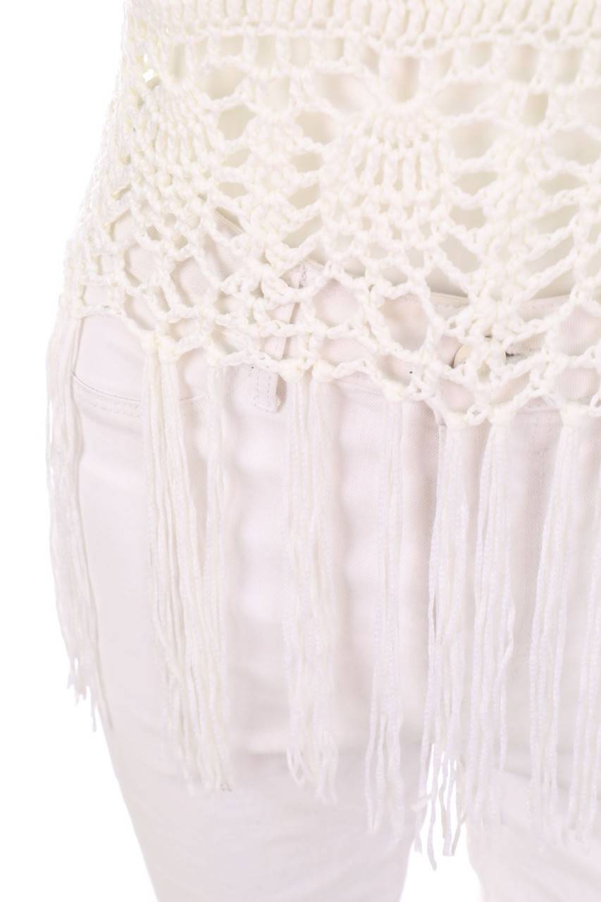 Carou Ohne Label Strick-Top mit Fransen Top Angebot