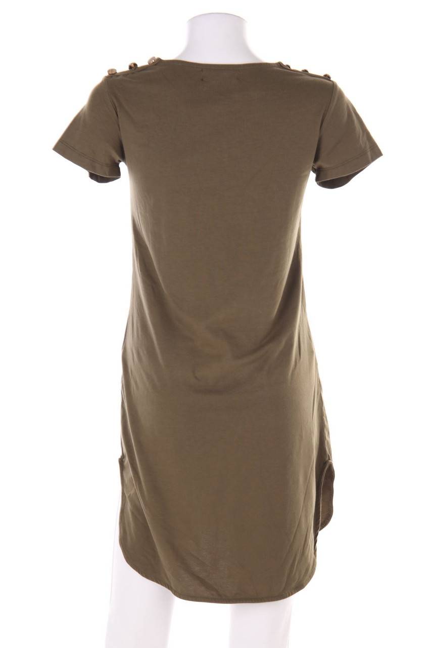 Carou SECONDHAND Shift-Kleid mit Schmuck-Knöpfen Online Outlet