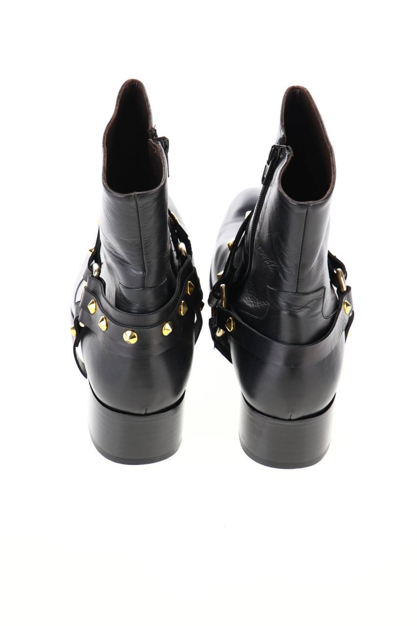 Carou GRANDINETTI Leder-Stiefeletten mit Nieten Neuheiten