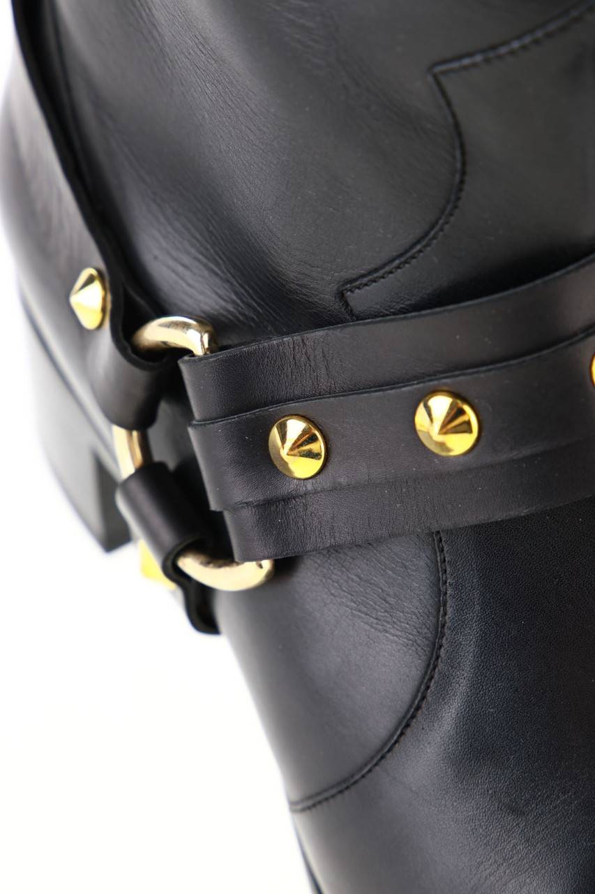 Carou GRANDINETTI Leder-Stiefeletten mit Nieten Neuheiten