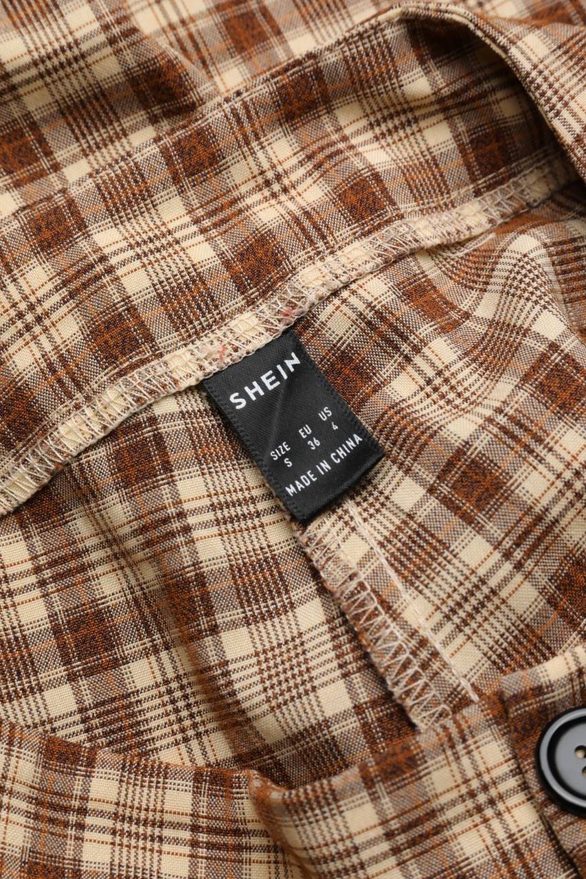 Carou SHEIN Hose mit Karo-Muster Saisonale Angebote