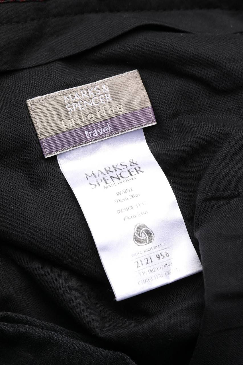 Carou MARKS & SPENCER Bundfalten-Hose aus Woll-Mix Jubiläumsangebot
