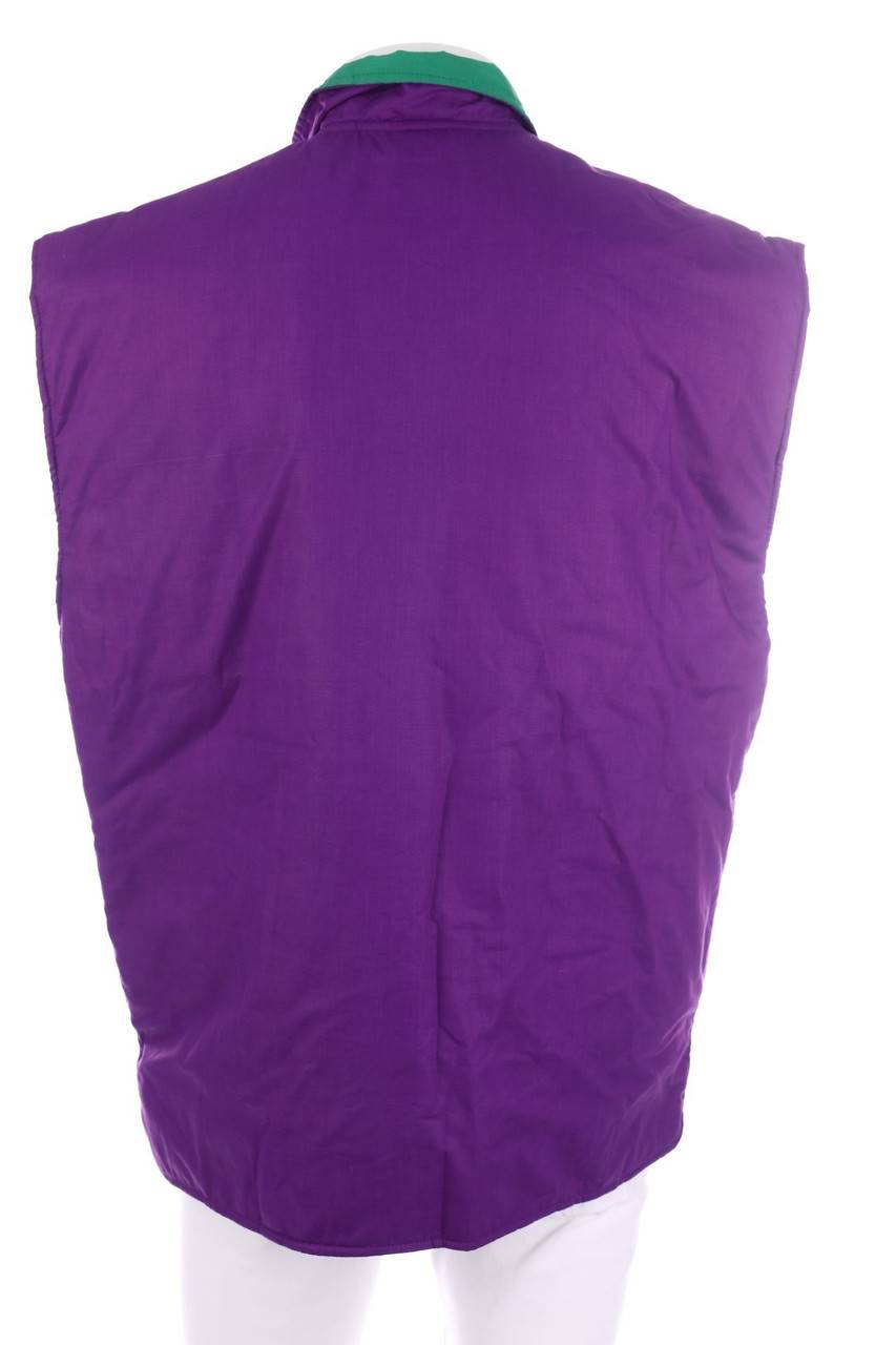 Carou VINTAGE Colour Blocking-wattierte Weste Räumungsverkauf
