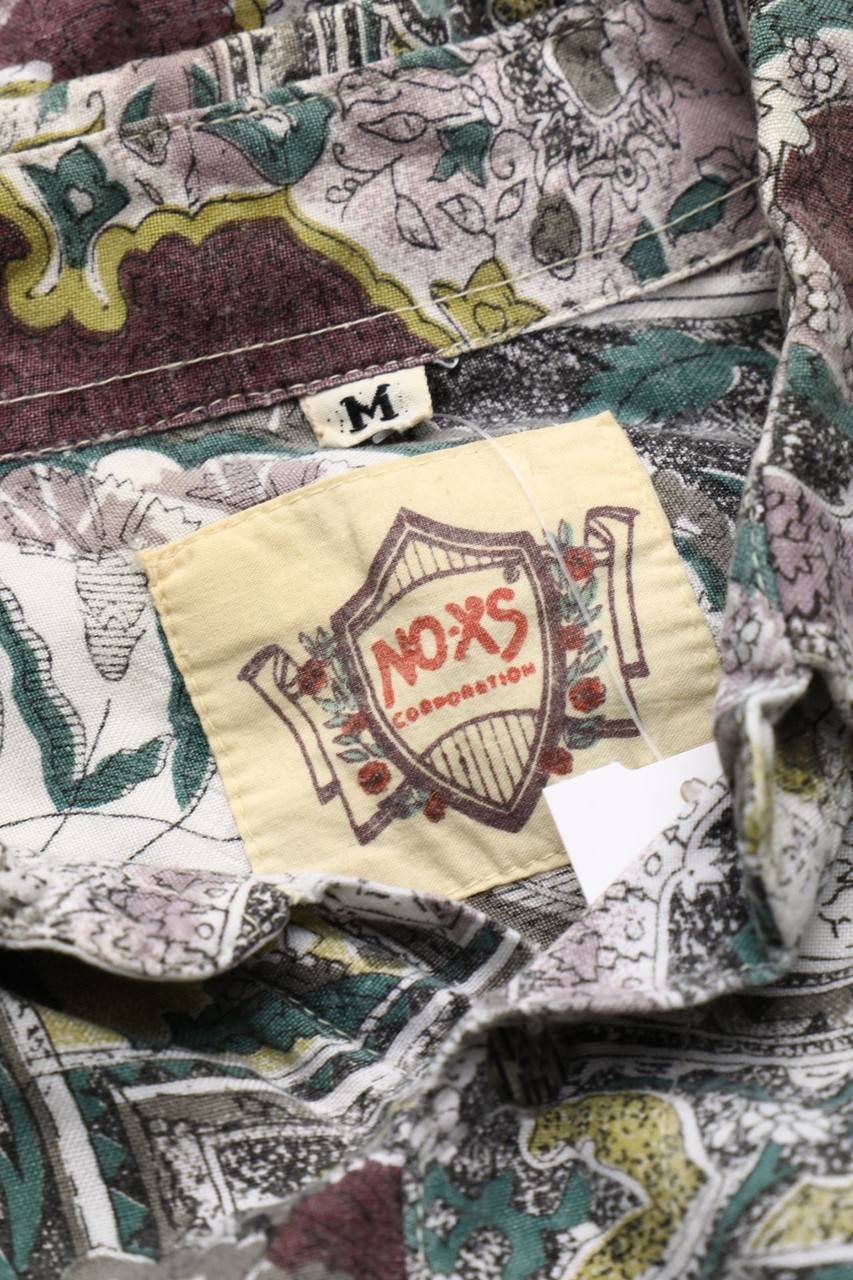 Carou VINTAGE Print-Hemd aus Viskose Tägliche Deals