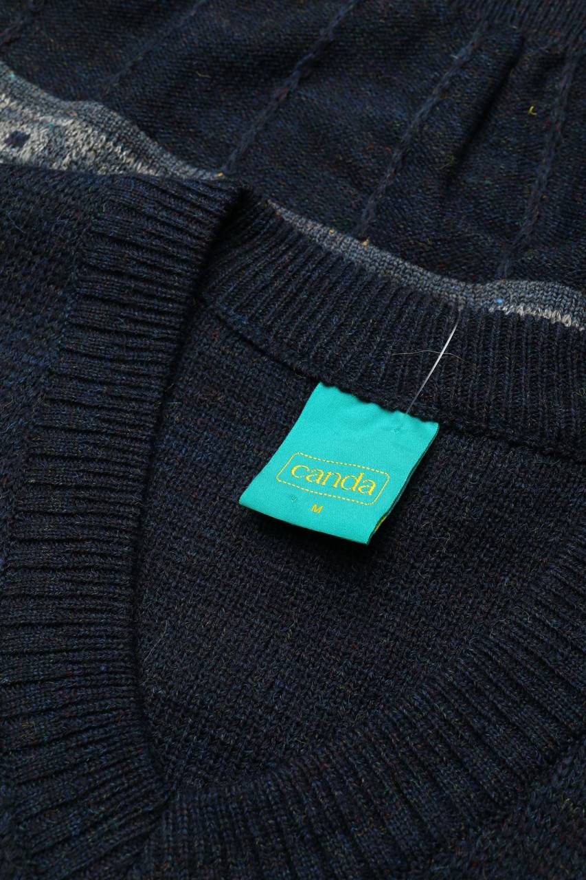 Carou C&A Vintage-Pullunder mit Muster Tiefpreis