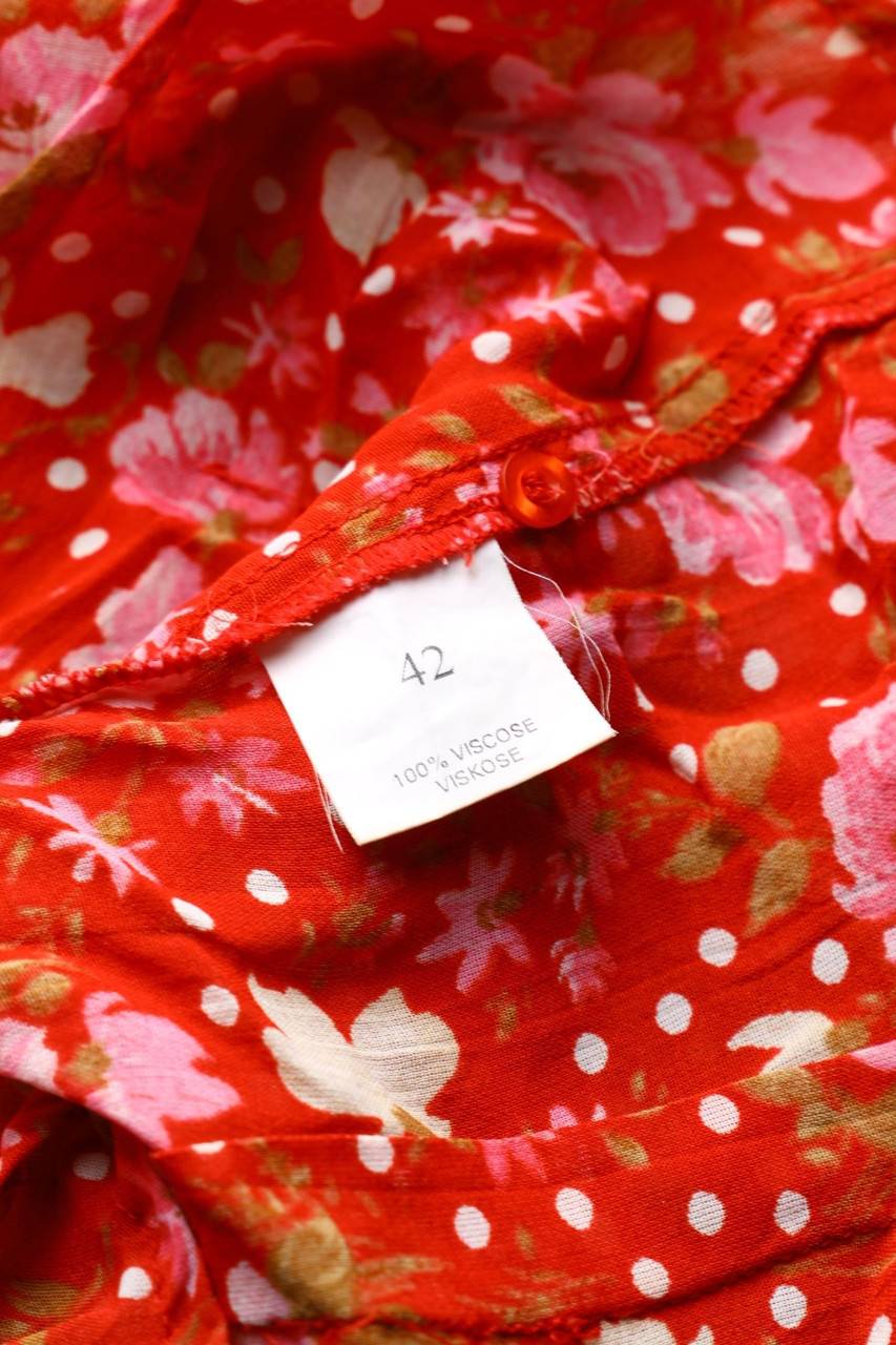 Carou VINTAGE Bluse mit Blumen-Print Kostenlose Rückgabe