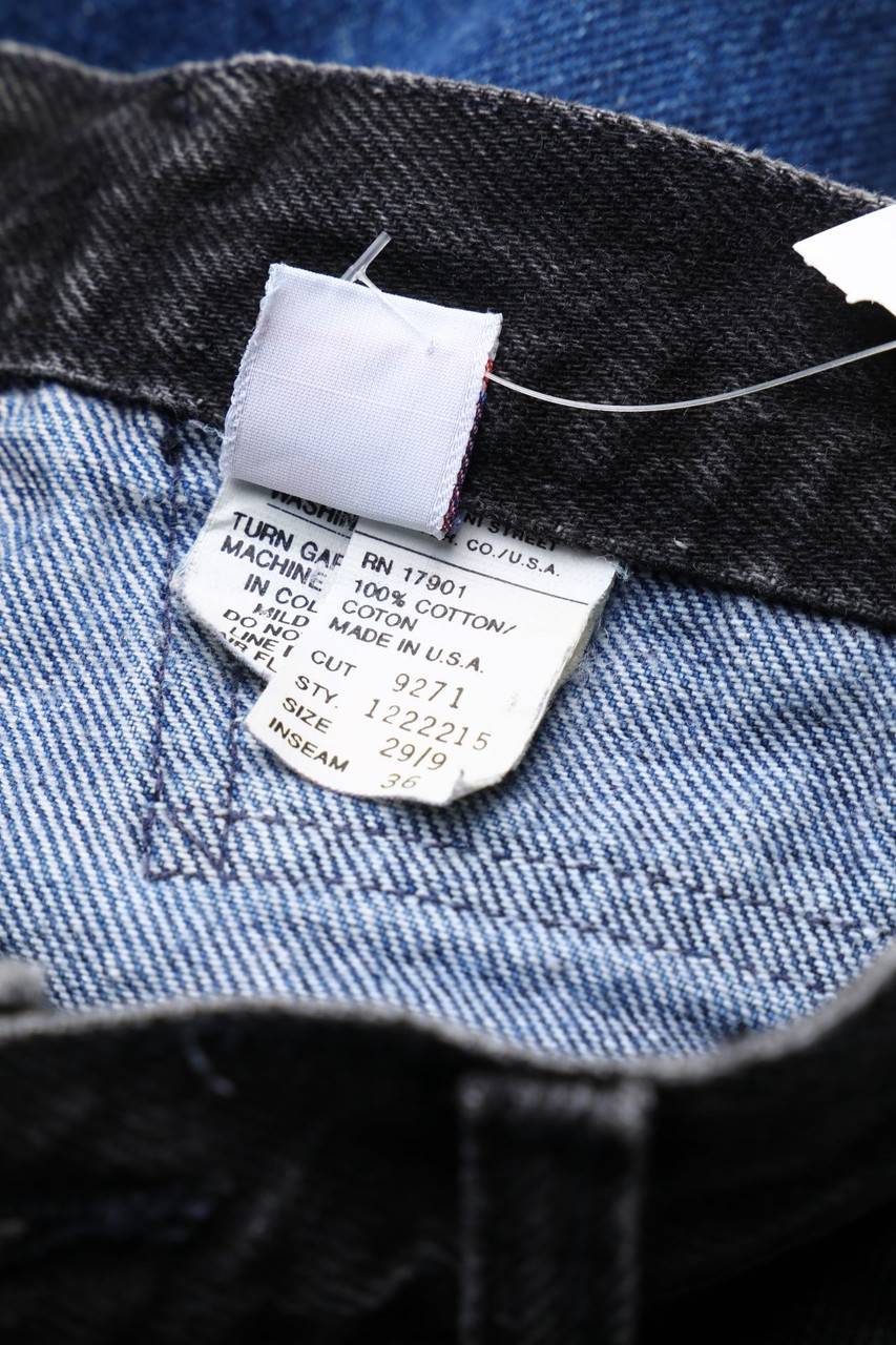 Carou ROCKIES Raw Denim Straight Cut Jeans mit Logo-Patch Letzte 3 Tage