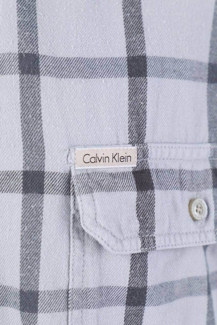 Carou Calvin Klein kariertes Hemd Neueste Stile