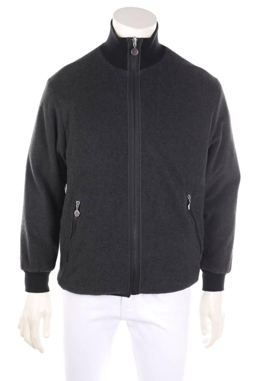 Carou Moncler Wende-Blousonjacke mit Logo-Applikation Discount Store für neue Produkte
