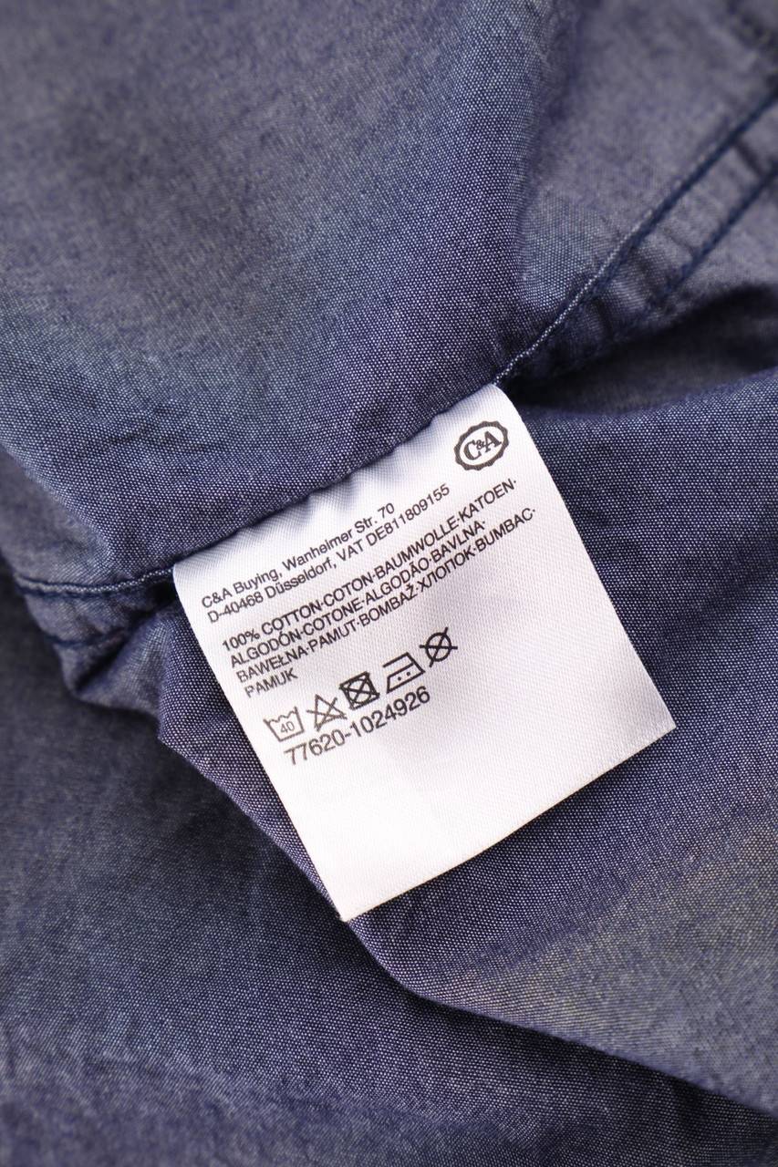 Carou C&A Kurzarm-Hemd Casual uni Begrenzt auf 3 Tage
