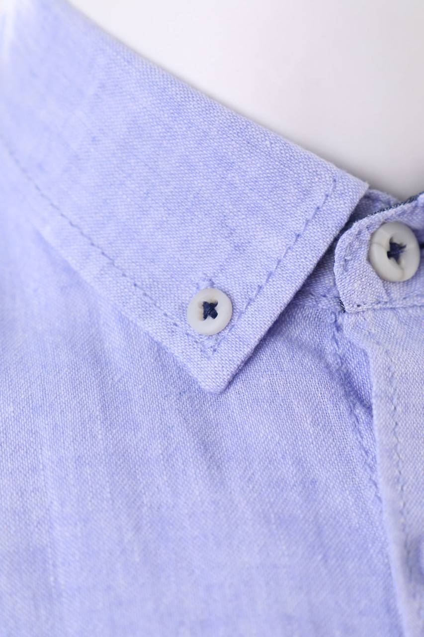 Carou SECONDHAND Kurzarm-Hemd Casual uni Im Verkauf