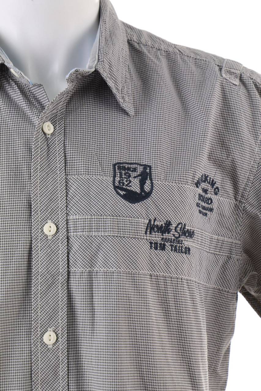 Carou TOM TAILOR Kurzarm-Hemd mit Karo-Muster Rabatte dieses Monats