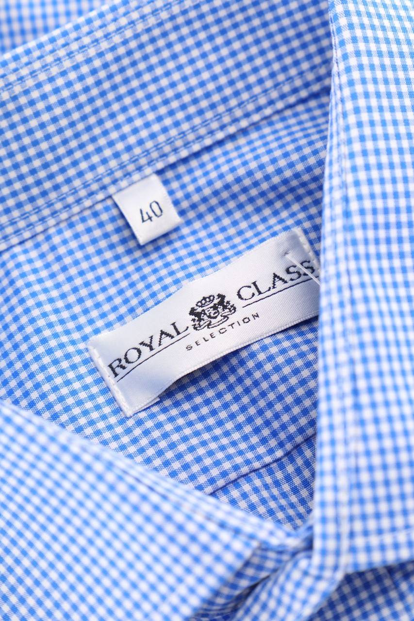 Carou ROYAL CLASS kariertes Kurzarm-Hemd im Angebot