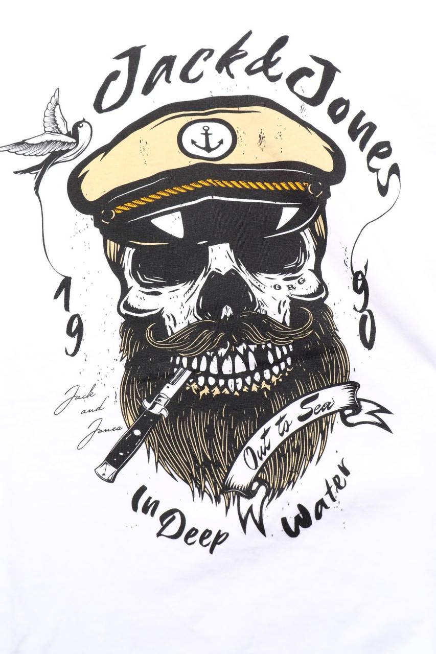 Carou JACK & JONES T-Shirt mit Print Fabrikpreis