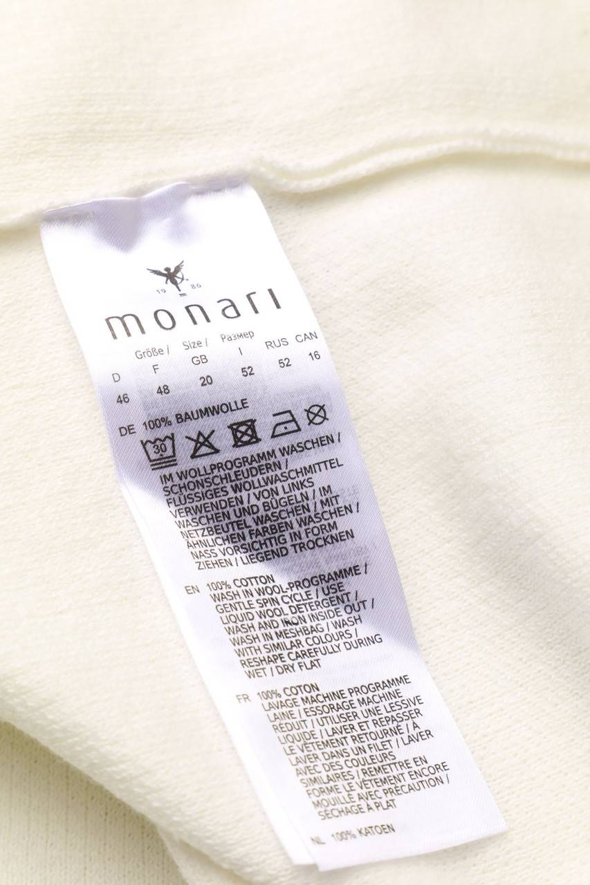 Carou monari Baumwoll-Pullover mit Strass-Steinen Exklusive Angebote