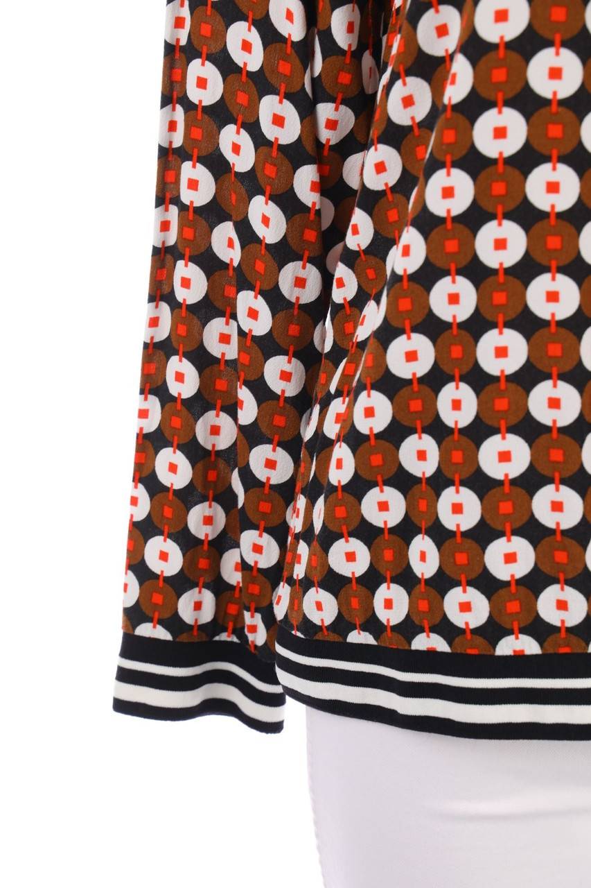Carou comma Bluse mit Geo-Print Riesige Ersparnisse