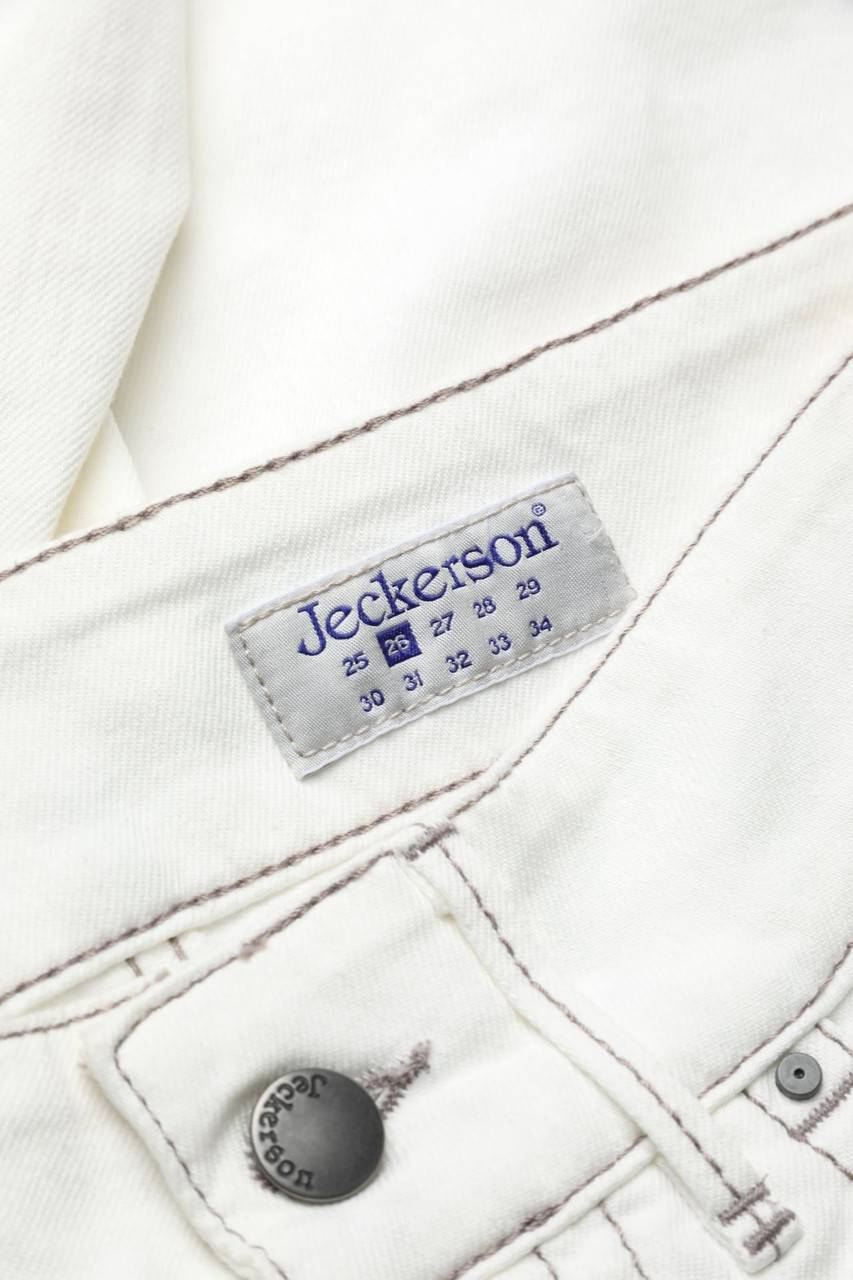 Carou Jeckerson Skinny-Jeans mit Kunstleder-Details Nur für heute