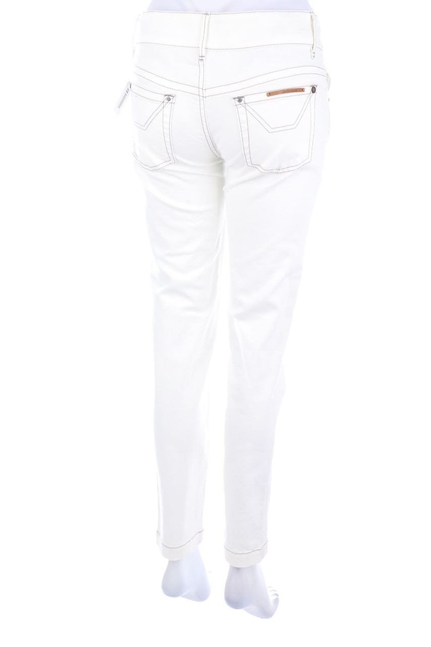Carou Jeckerson Skinny-Jeans mit Kunstleder-Details Sonderangebot der Fabrik