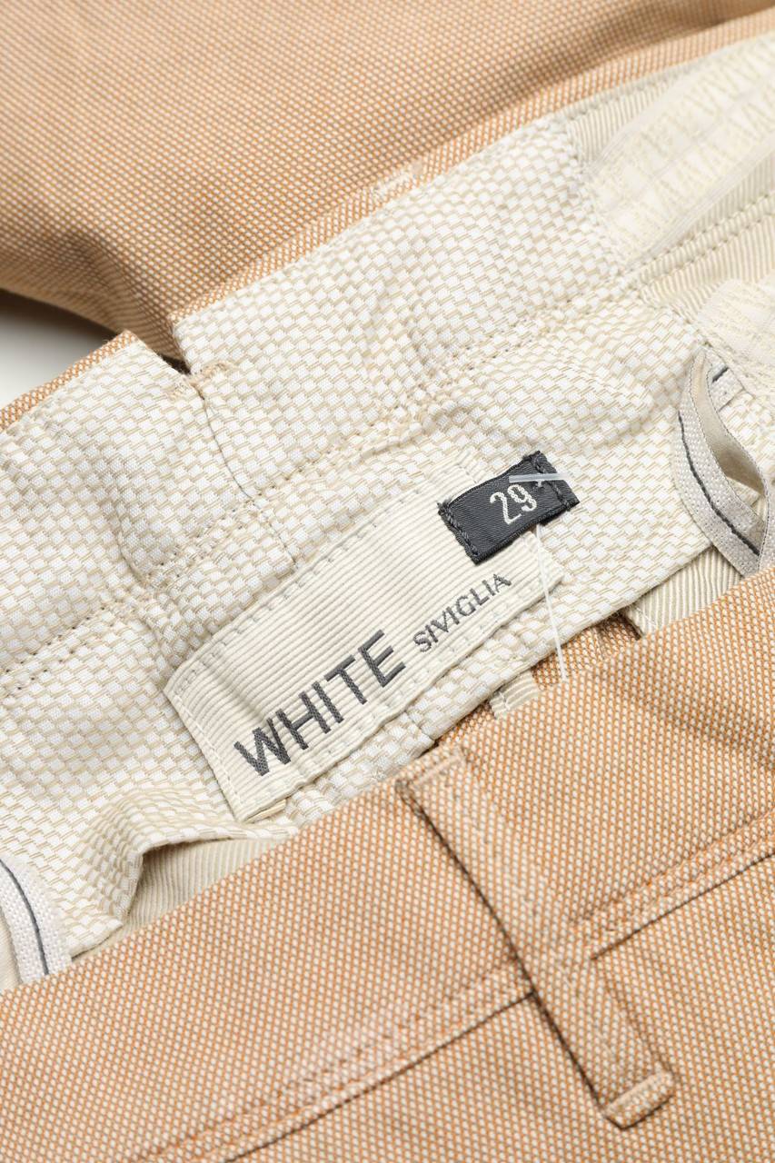Carou WHITE SIVIGLIA Chino-Hose aus Baumwoll-Mix Bis zu 55% Rabatt