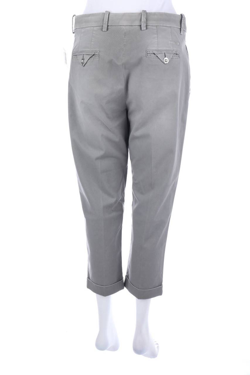 Carou MET Cropped-Bundfaltenhose Riesige Rabatte