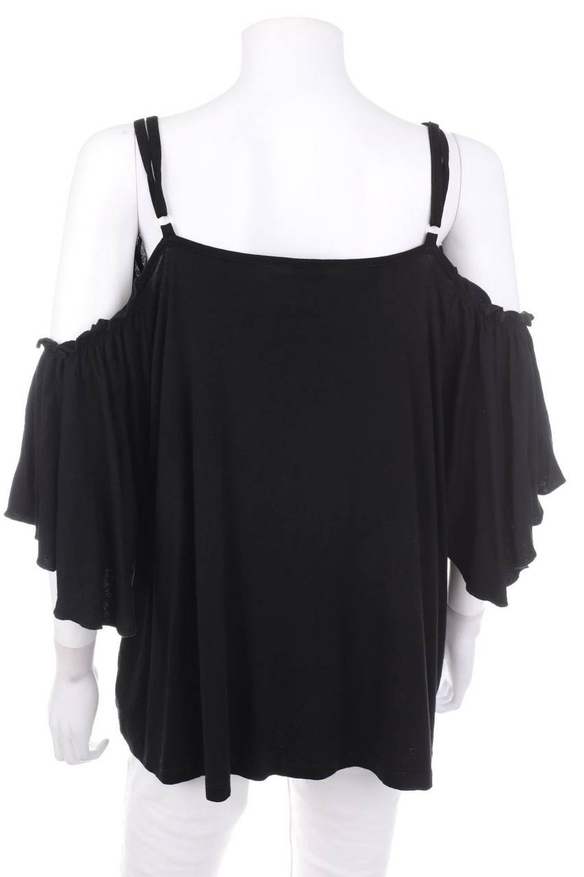 Carou RAINBOW Cold-Shoulder-Bluse mit Blumen-Print Begrenzt auf 3 Tage