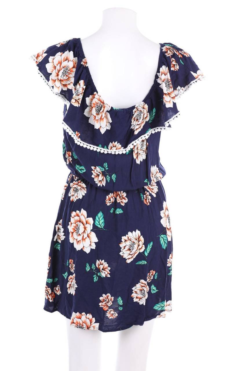 Carou Ohne Label Carmen-Minikleid mit floralem Muster 50% Rabatt für begrenzte Zeit