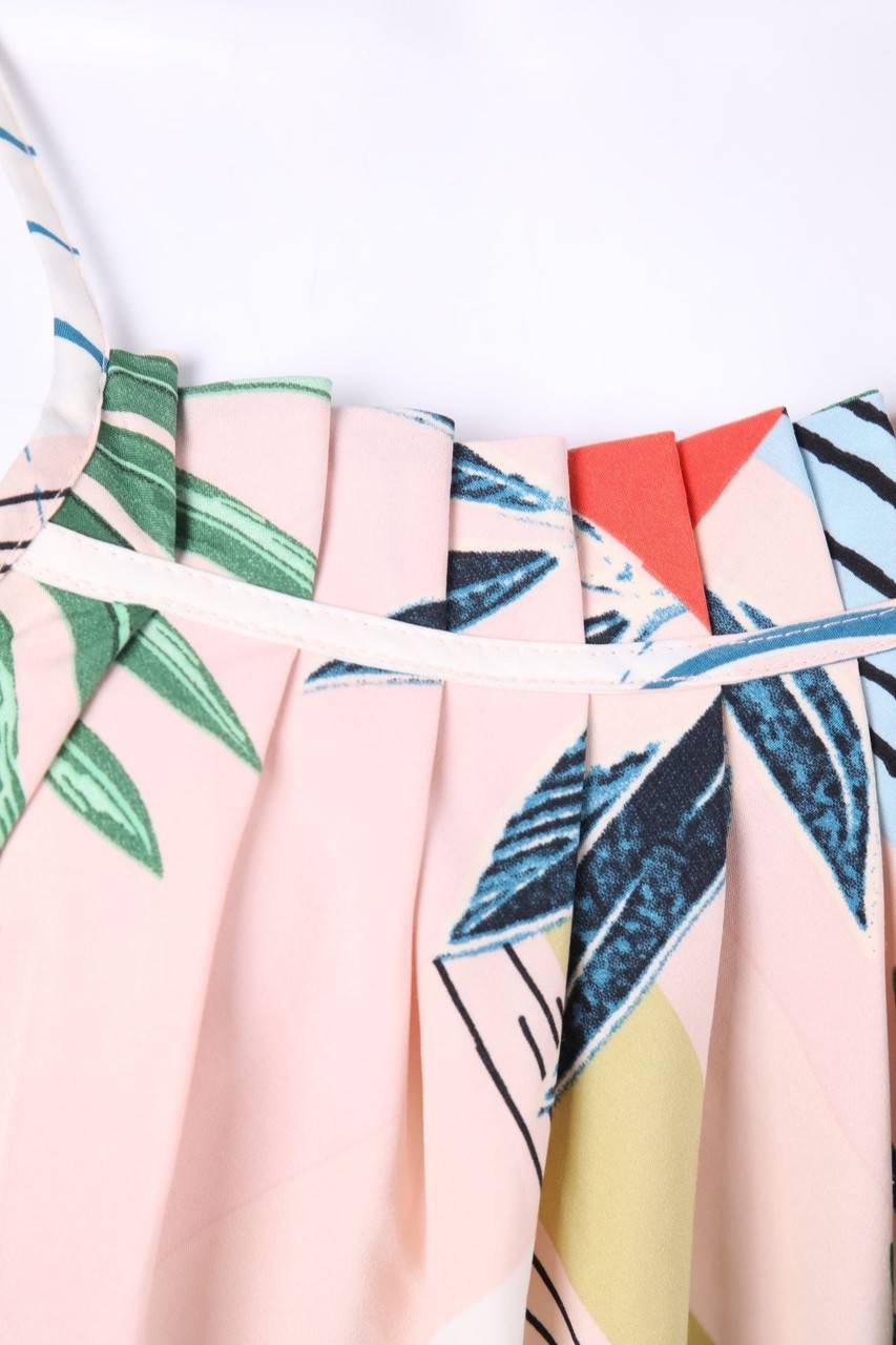 Carou Ohne Label Top mit Tropical Print Online