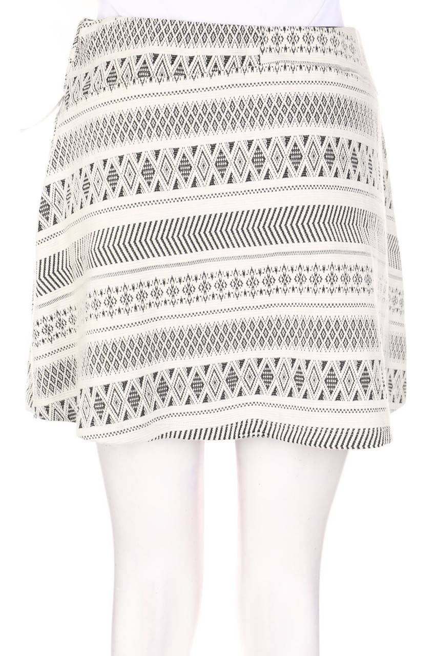Carou Bershka Minirock mit geometrischem Muster Auslauf