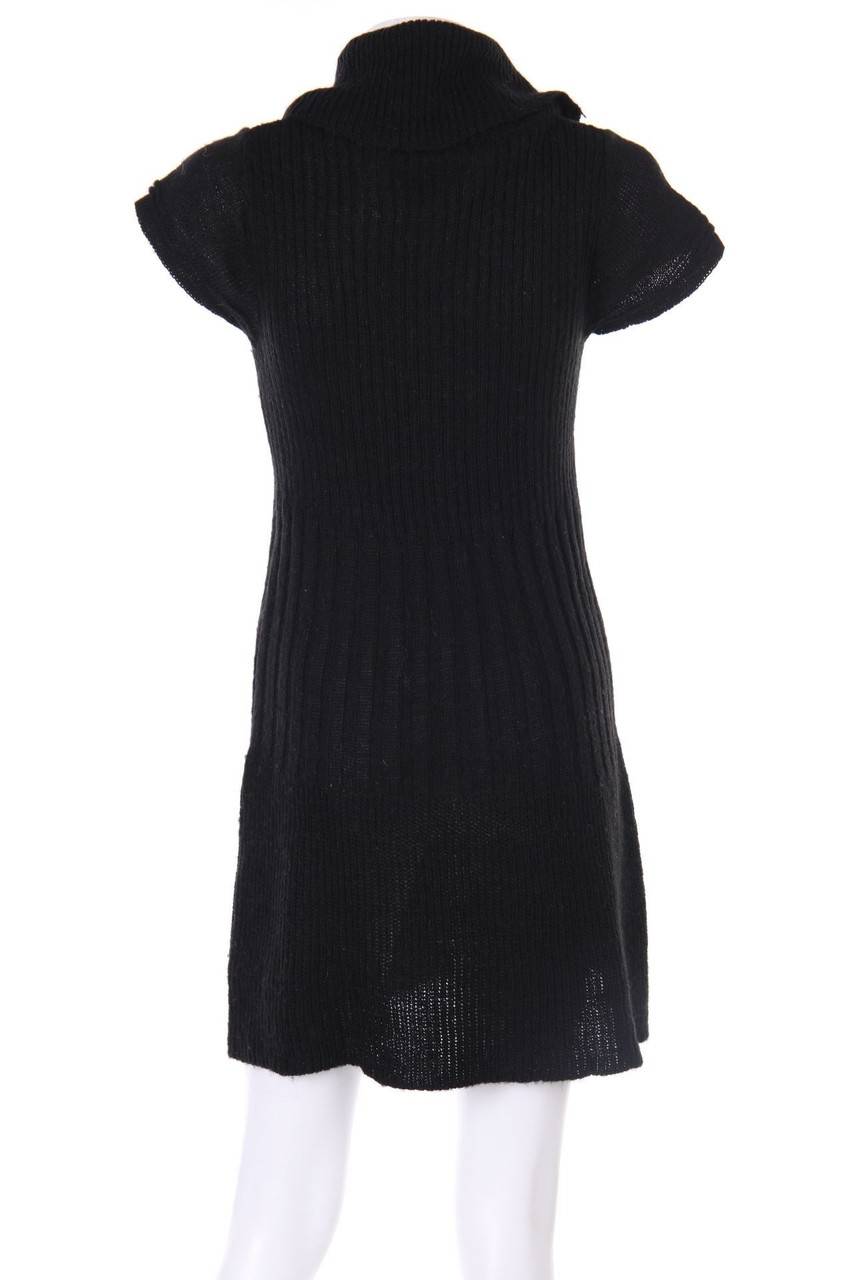 Carou Ohne Label Strick-Minikleid mit Rollkragen Günstiger Verkauf
