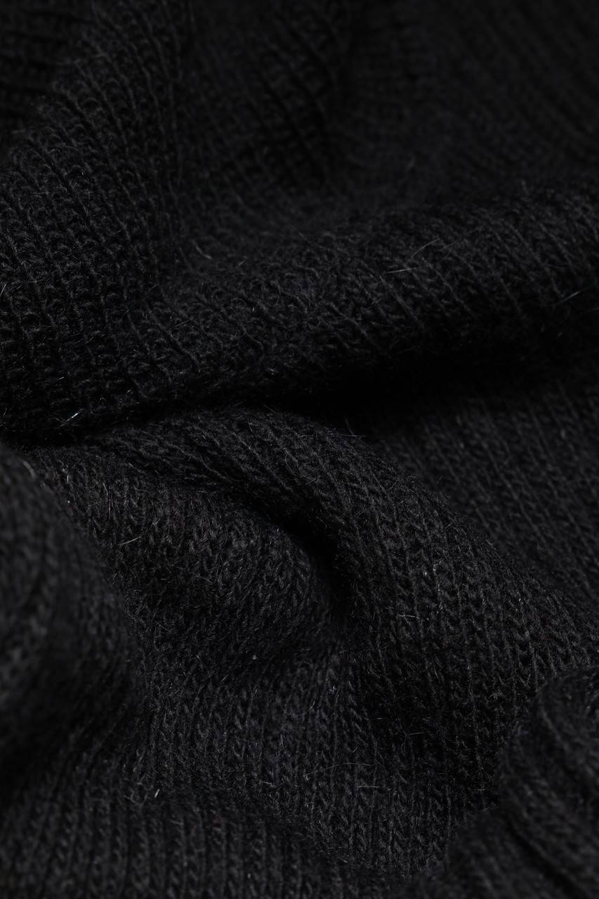 Carou Ohne Label Strick-Minikleid mit Rollkragen Günstiger Verkauf