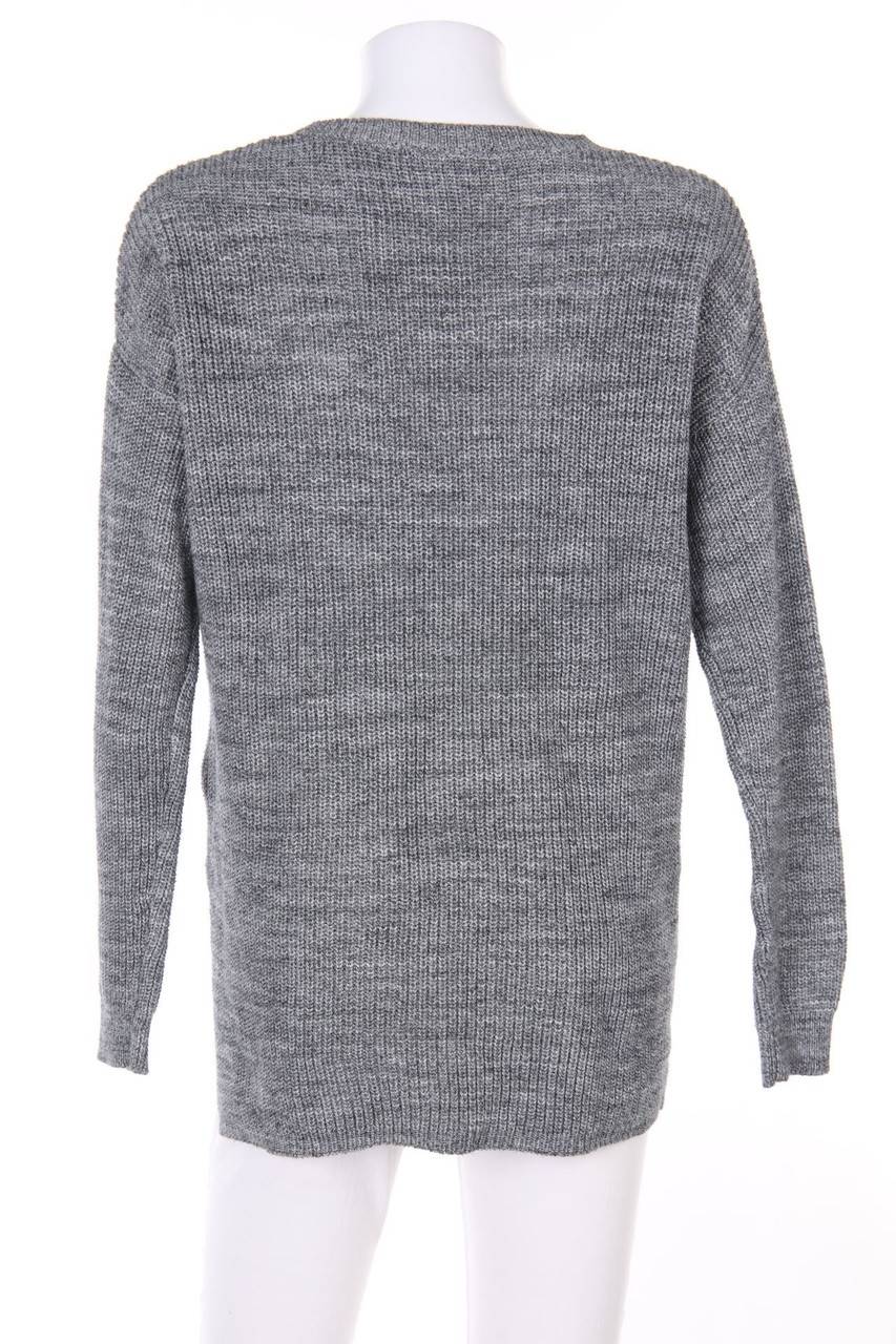 Carou H&M DIVIDED Oversize-Strick-Pullover mit Reißverschluss Fabrikverkauf
