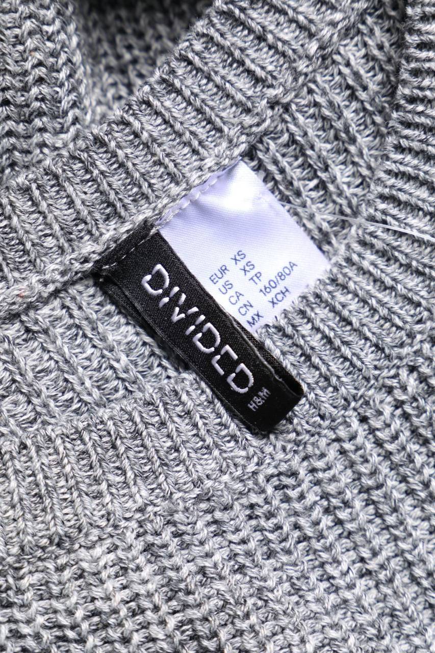 Carou H&M DIVIDED Oversize-Strick-Pullover mit Reißverschluss Fabrikverkauf