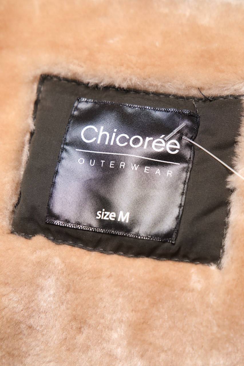 Carou Chicorée Parka mit Fake Fur-Besatz Meist gekauft