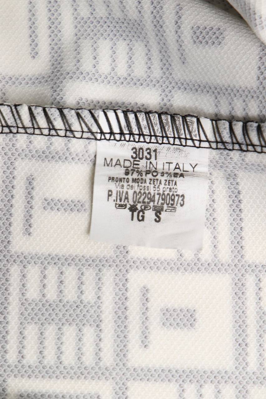 Carou Ohne Label Kleid mit geometrischem Muster Neueste Mode