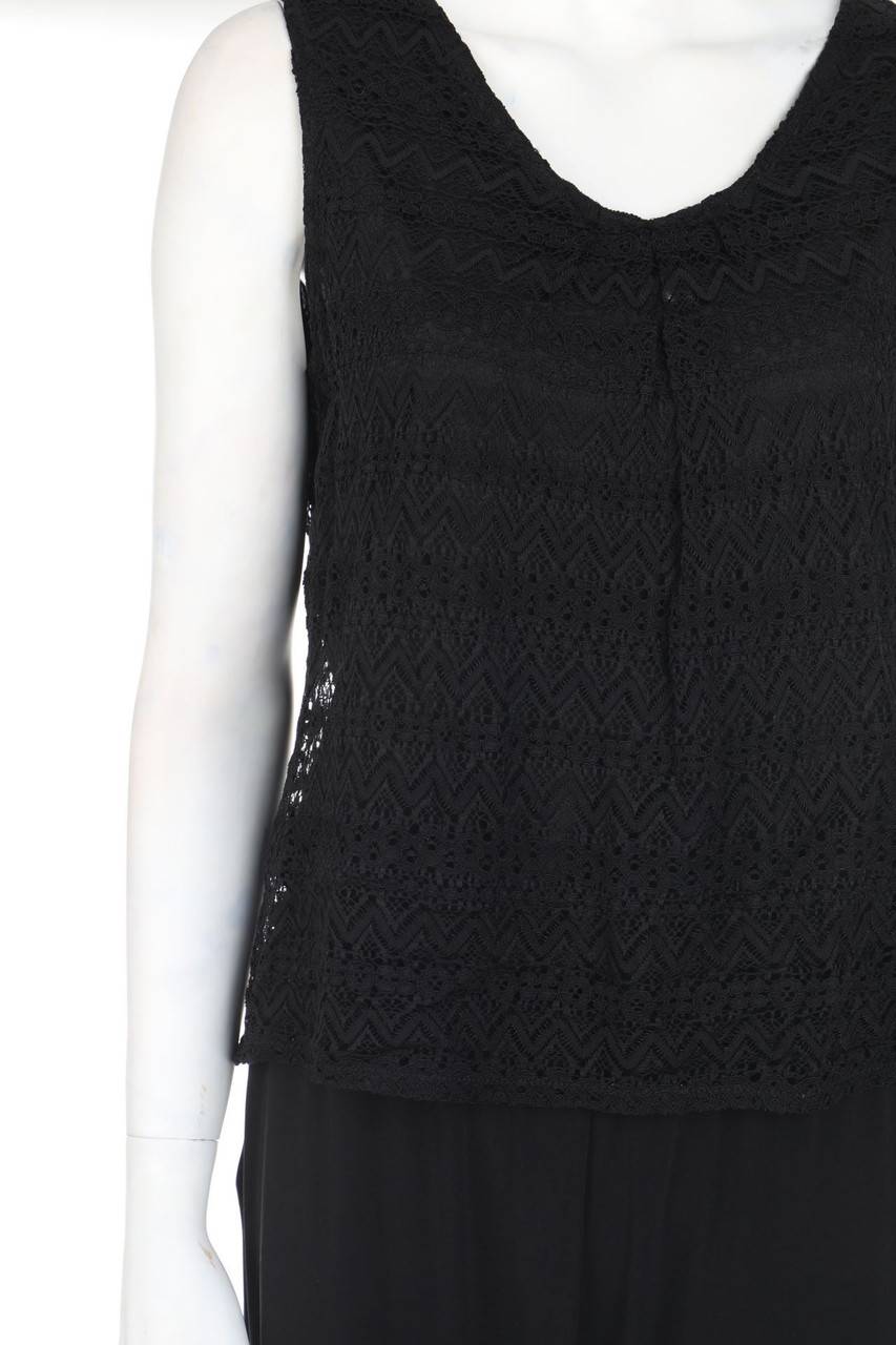 Carou comma Jumpsuit im Layer Look mit Spitze Kauf eins, bekomm eins gratis