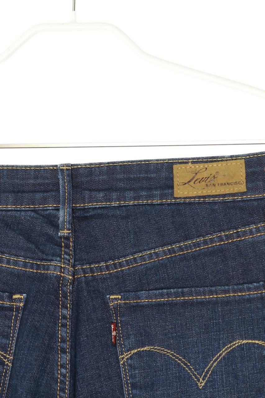 Carou LEVI´S Used Look Straight Cut Jeans mit Logo-Patch Sonderangebote