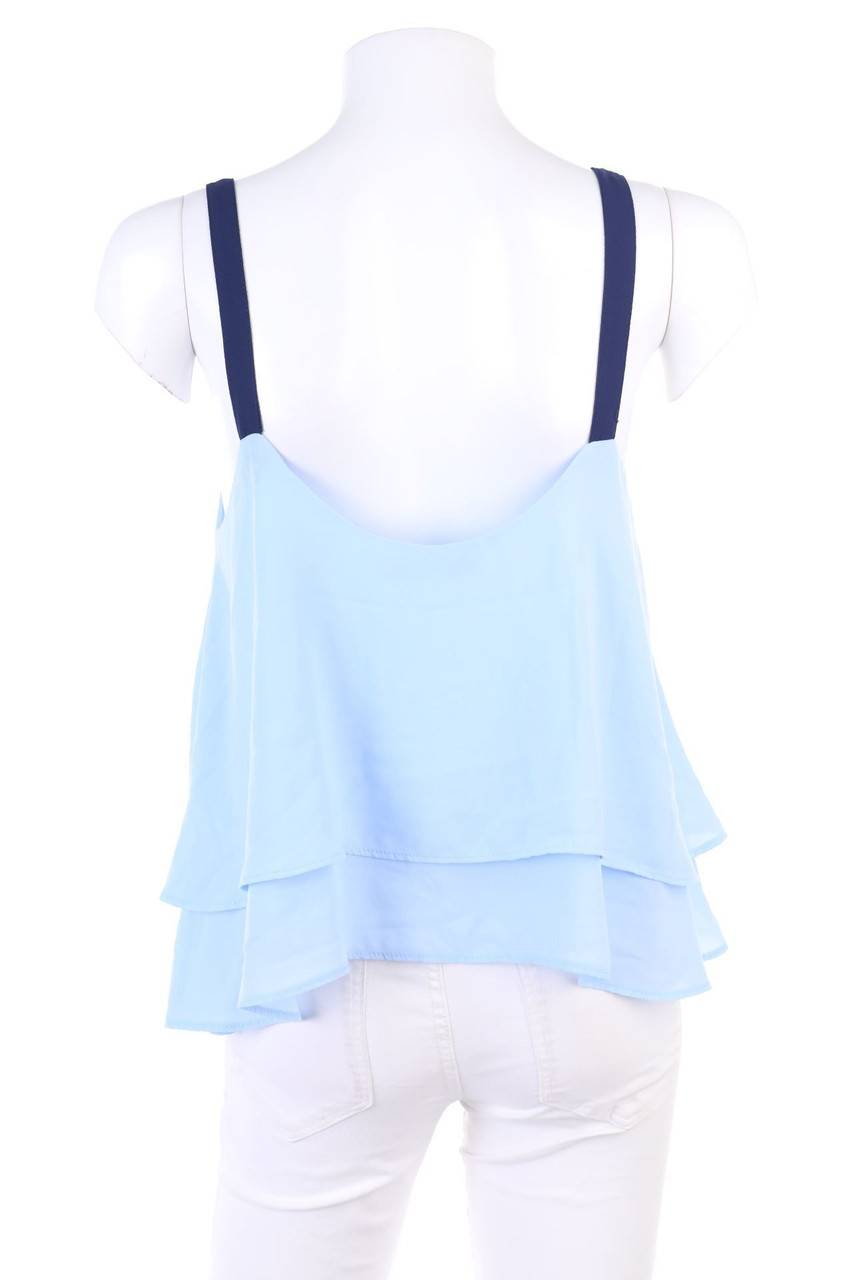 Carou PULL&BEAR Top in A-Linie im Layer Look mit tiefem Ausschnitt Neueste Stile