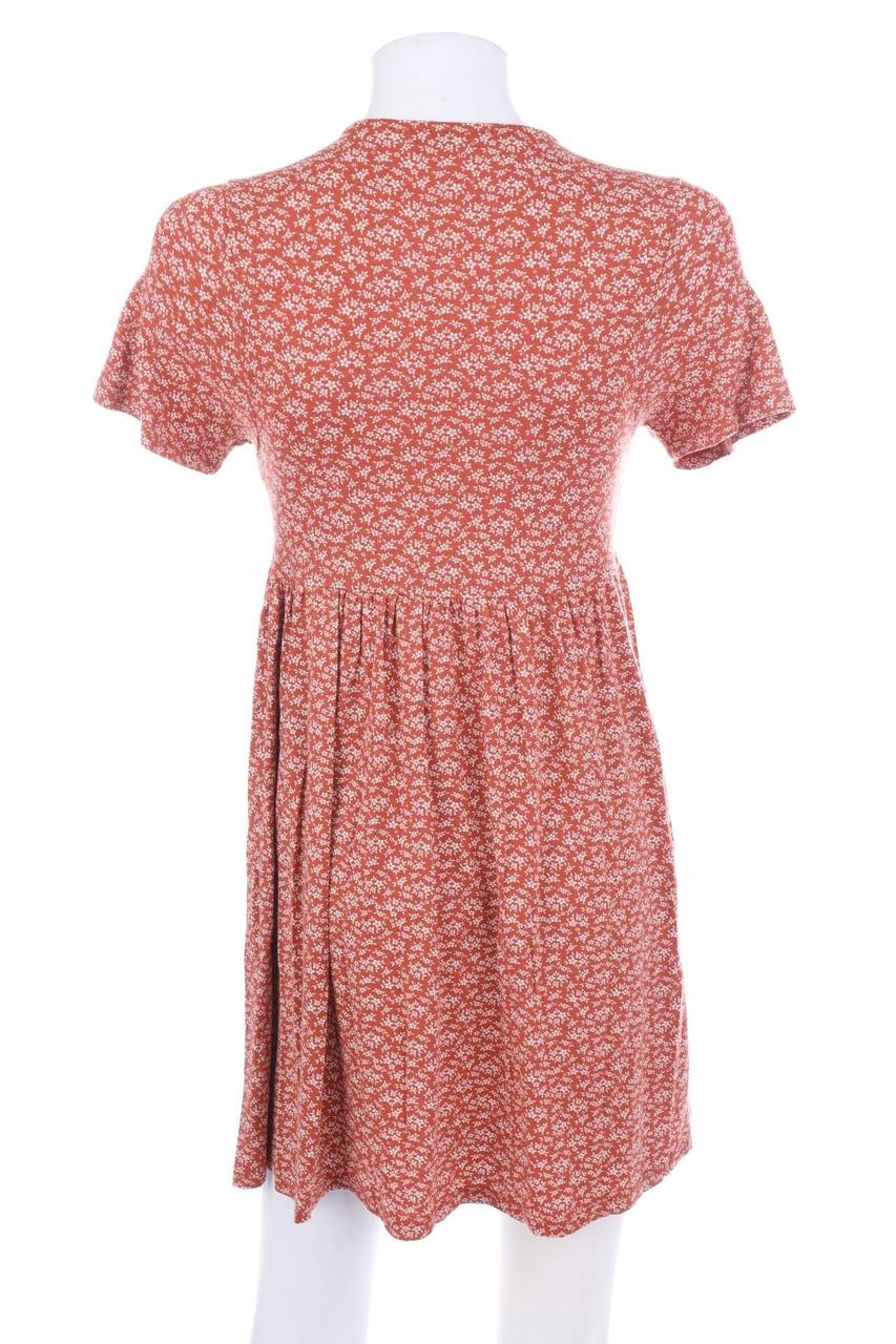 Carou PULL&BEAR Kurzarm-Kleid mit floralem Muster Bis zu 65% Rabatt
