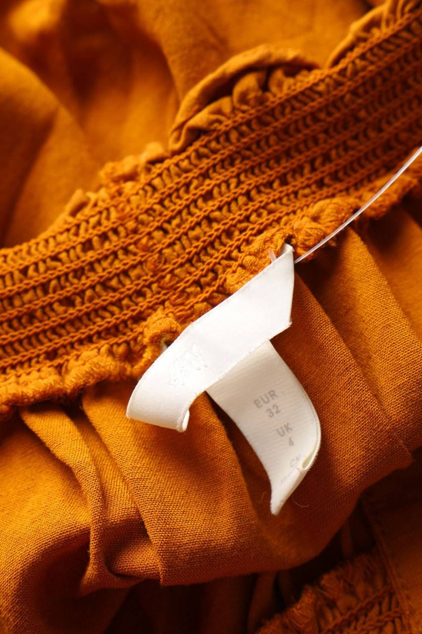 Carou H&M Carmen-Kurzarm-Bluse mit Rüschen Fabrikladen