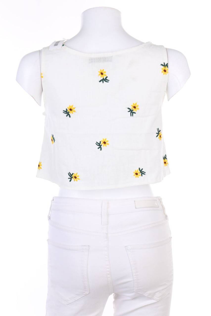 Carou SHEIN Crop-Top mit Stickereien Hotsell