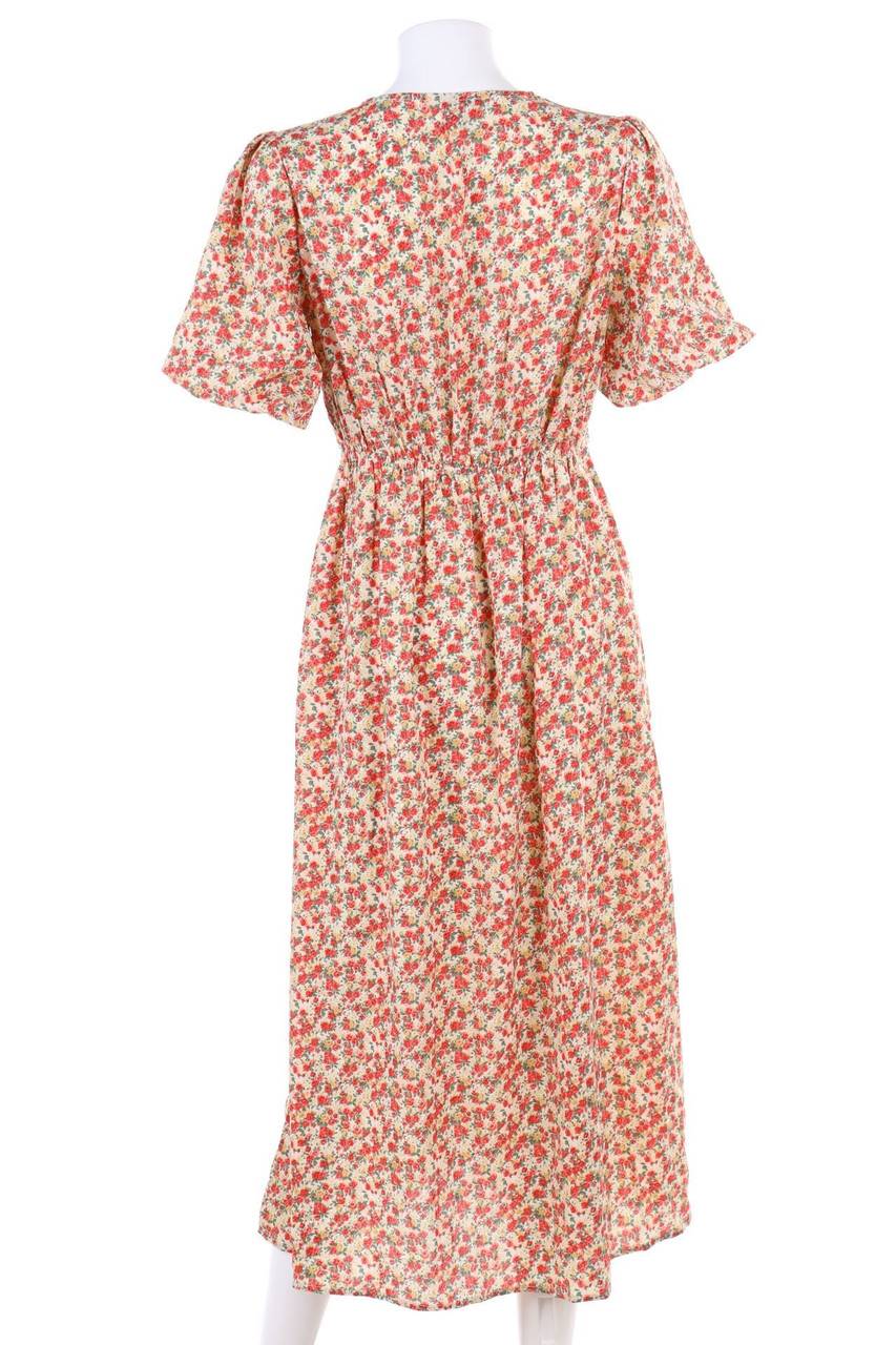 Carou SHEIN Maxi-Kleid mit Blumen-Print Günstiger Verkauf