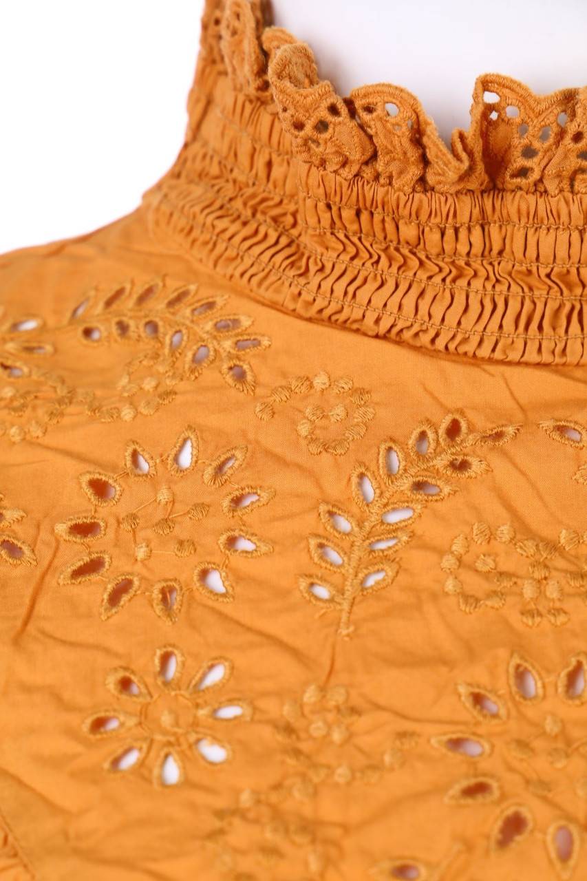 Carou H&M Boho-Bluse mit Lochspitze Sonderangebot