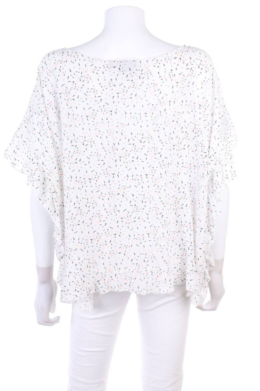 Carou BROADWAY Volant-Bluse mit Print Versandkostenfrei